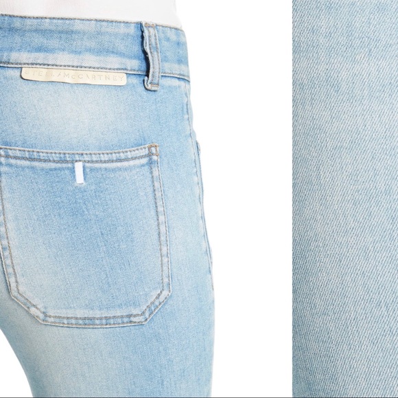 STELLA MCCARTNEY 70s Flare Jeans With Patch Pockets - Blue - Picture 5 of 7